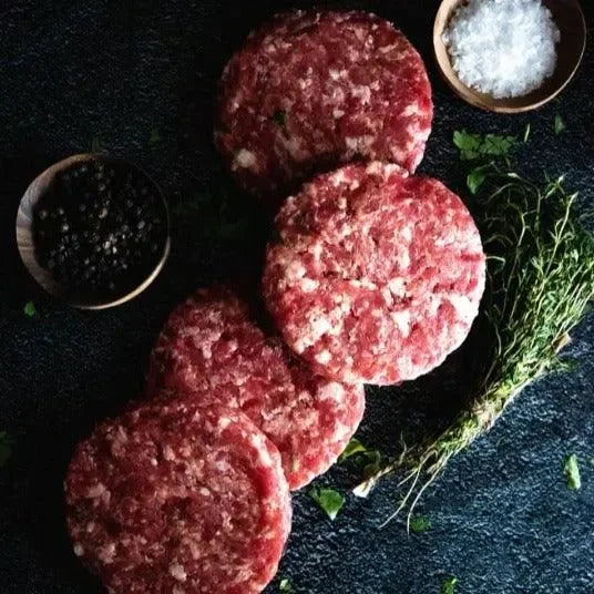 Australian Black Angus burger 1kg - Springbok Butchery