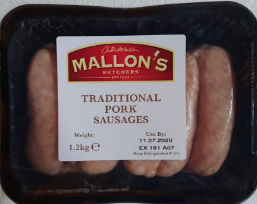 Mallon's Sausage Traditional - 1.2kg