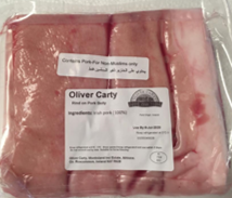 OC Irish Pork Belly Skin On - 1kg