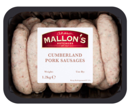 Mallon's Loose Sausage Cumberland - 1.2kg