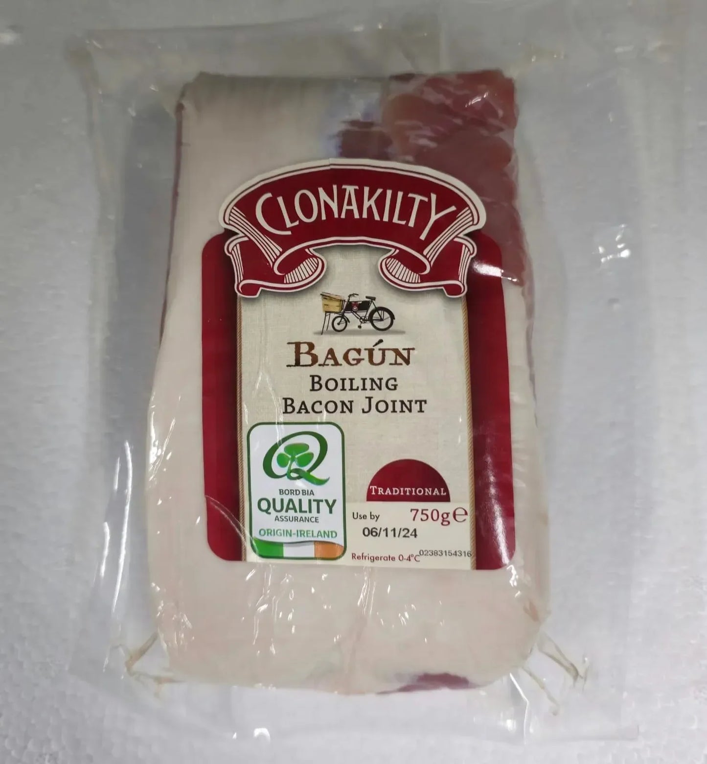 FROZEN CLONAKILTY BOILING BACON 750gr - Springbok Butchery