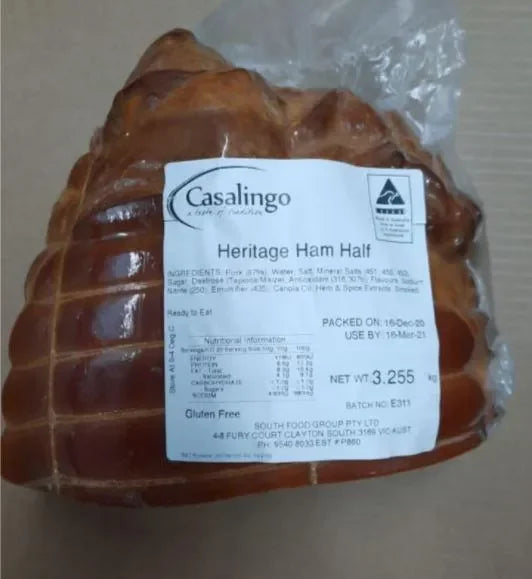Casalingo Heritage Half Ham approx. 4-6 kgs - Springbok Butchery