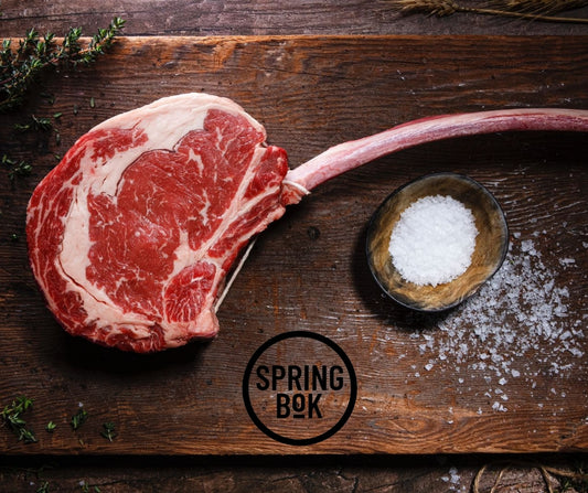 Chilled Argentinian Angus MB2+ Beef Tomahawk 1.3-1.6 kgs (invoice will be updated according to actual weight)