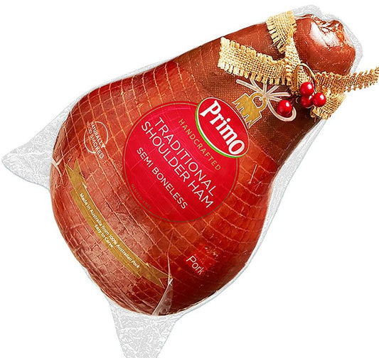 Primo Smoked Semi Boneless Shoulder Ham 4-4.5kg