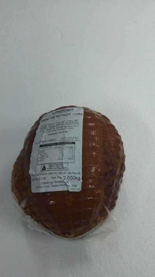 Casalingo Smoked Boneless Mini Ham approx 1.3-2kg