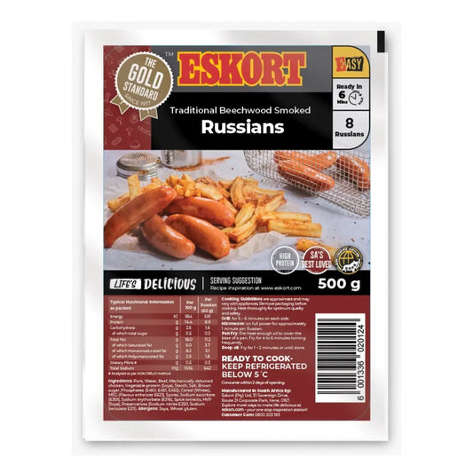 Eskort Russian Sausages - 500grm
