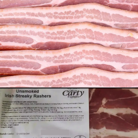 FROZEN OC IRISH STREAKY BACON 500gram