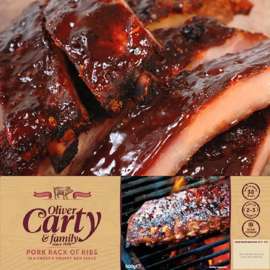 Frozen OC cooked meaty pork ribs BBQ sauce 500G