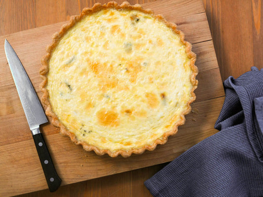 Courgette and Cheese Quiche